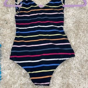 Hollister Open Back Striped Bodysuit